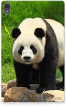 Hoesje Lenovo Tab P11 | P11 Plus Tablethoes Kinderen Panda met transparant zijkanten