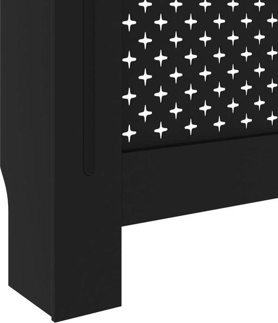 vidaXL Radiatorombouw 112x19x81.5 cm MDF wit