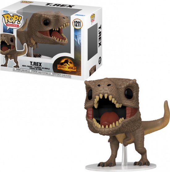 Pop Movies: Jurassic World - T-Rex - Funko Pop #1211