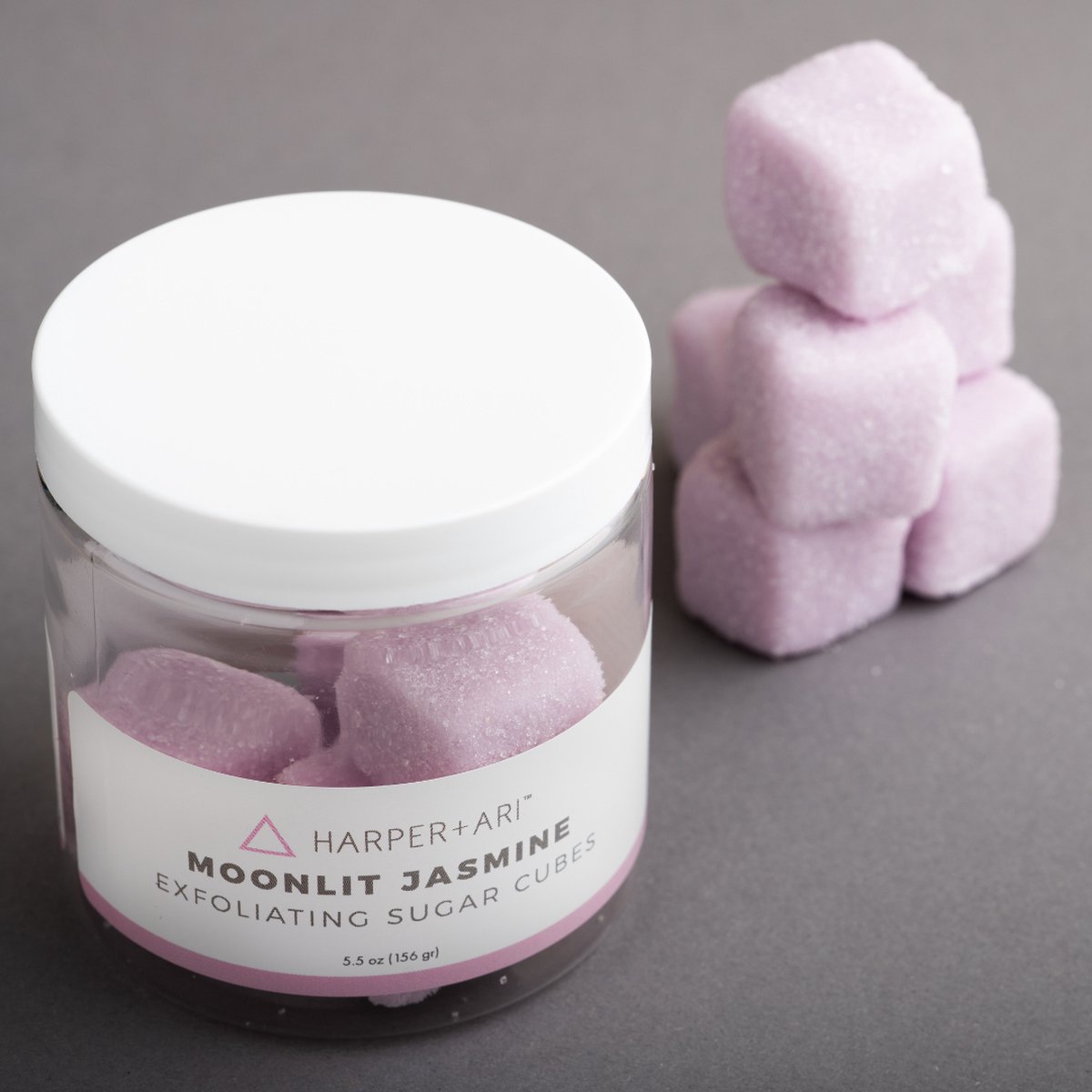 Harper+Ari Moonlit Jasmine Sugar Cubes Scrub | Exfoliëren & voeden | Pure Aloë Vera | 156gr