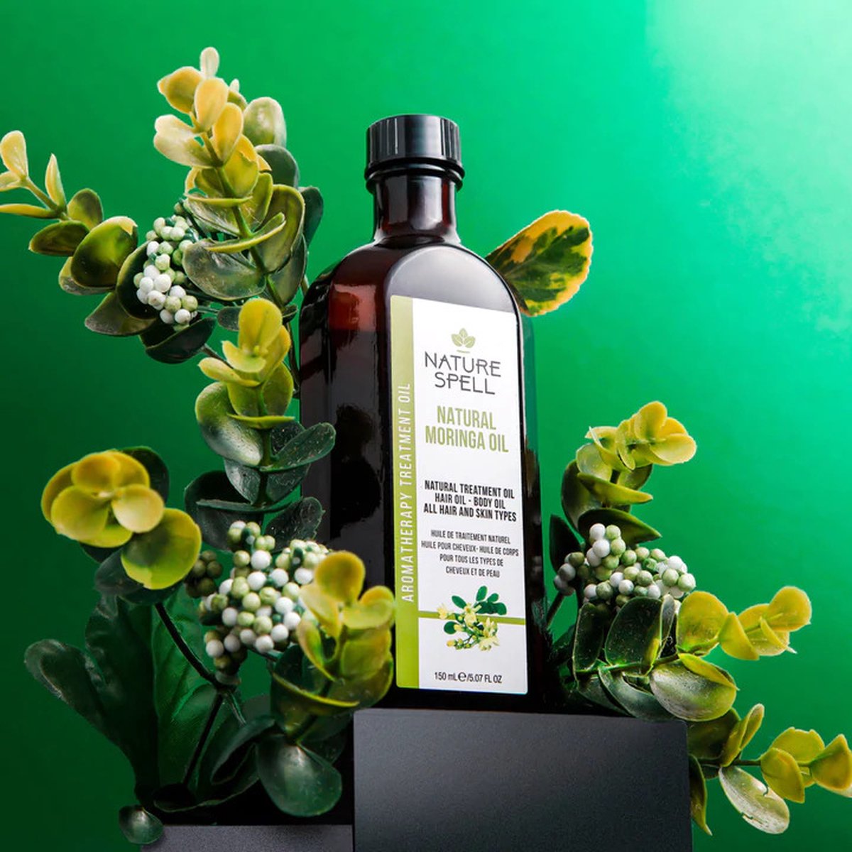 Moringa olie voor huid en haar - haar olie - massageolie - massage olie - body olie - 150ml