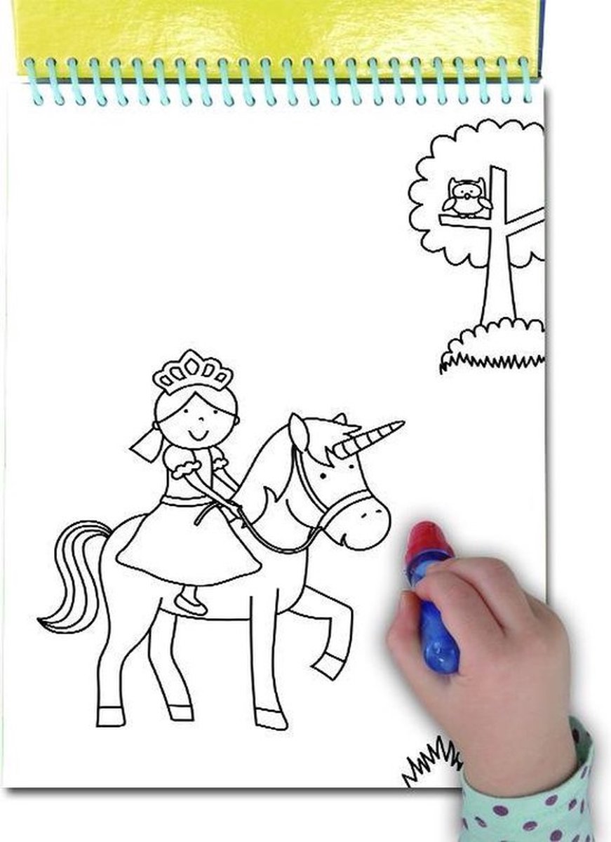 Galt Waterkleurboek Water Magic Eenhoorn - Kleurboek — afbeelding 6