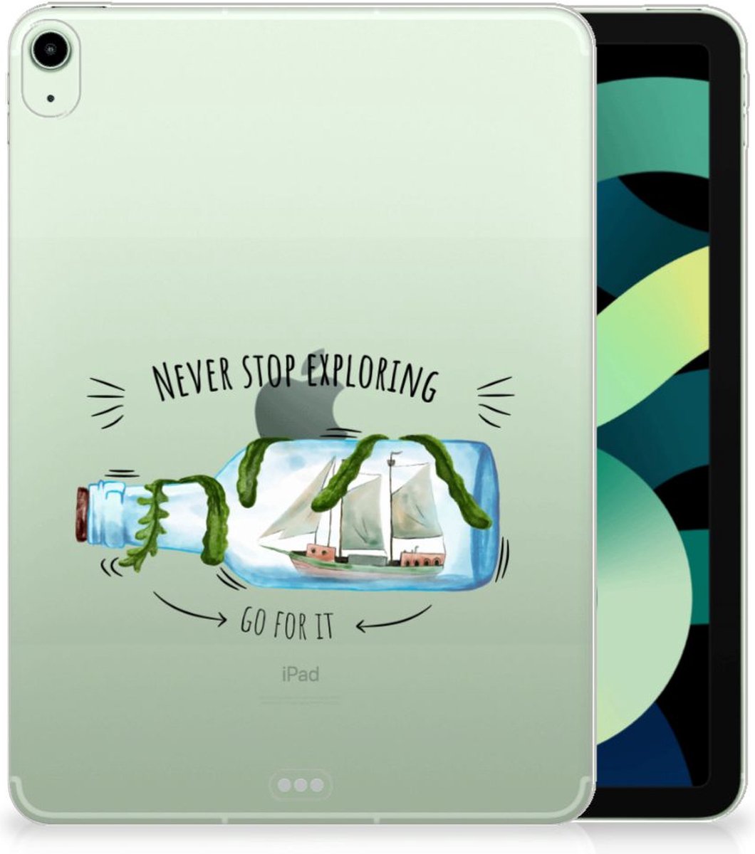 iPad Air (2020/2022) 10.9 inch Tablet Back Cover Boho Bottle