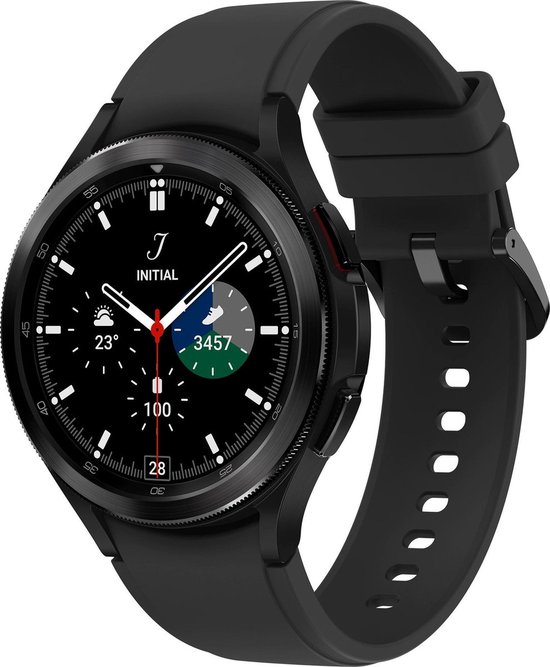Samsung Galaxy Watch4 Classic - 46 mm - Smartwatch Heren - LTE/4G - Zwart |  bol