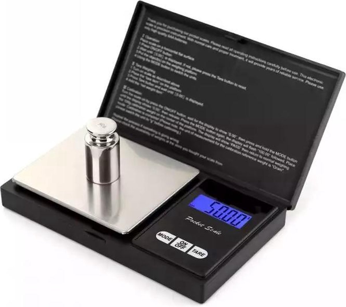 Nauwkeurige Keuken Weegschaal 0,01 tot 500 Gram - Precisie Digitale Mini Pocket Keukenweegschaal - LOUZIR