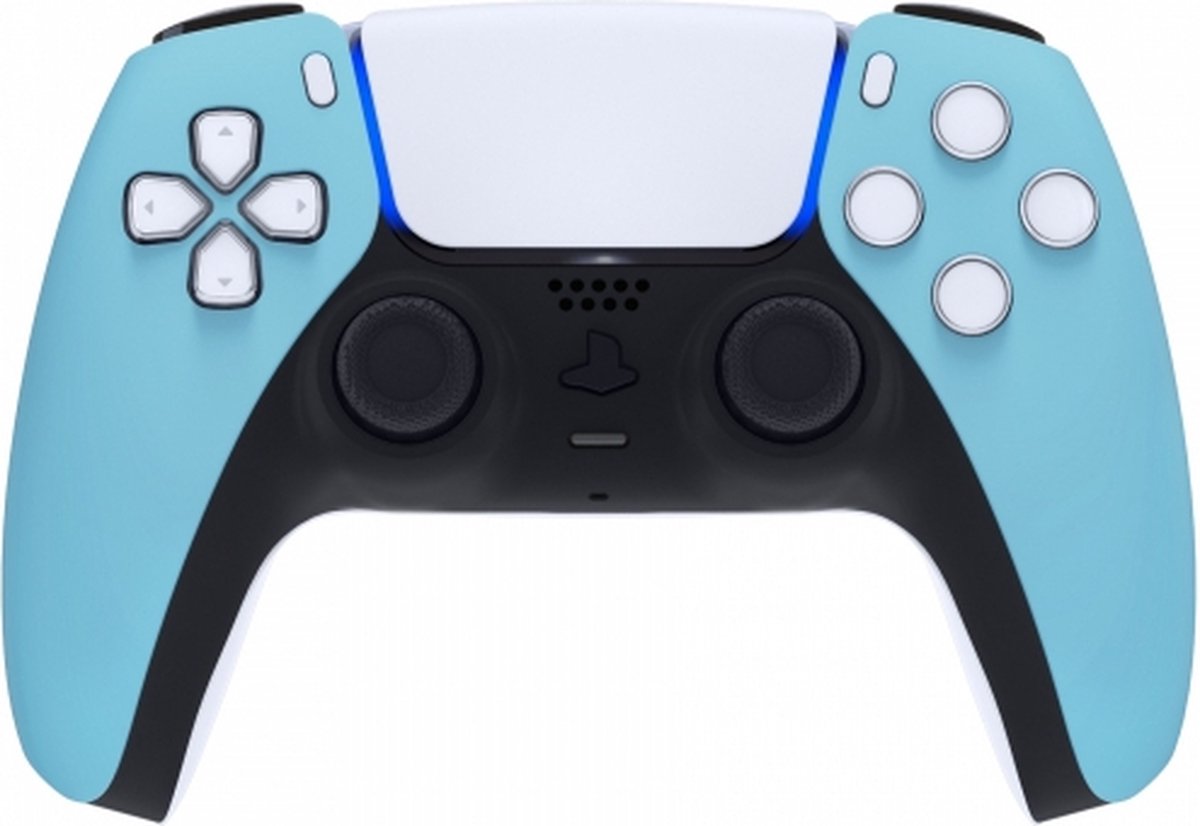 PS5 Draadloze Dualsense Controller – Soft Touch Heaven Blue Custom