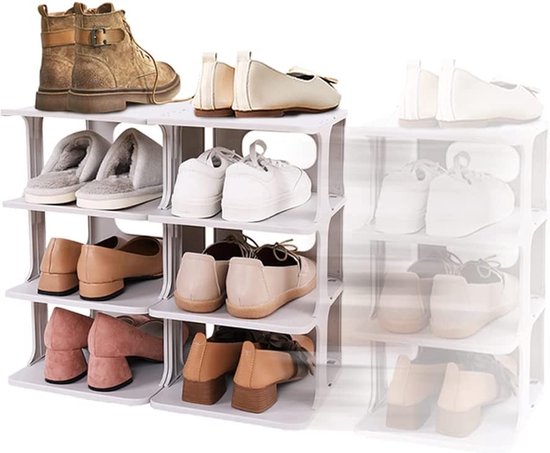 lucht Trappenhuis Collectief Schoenenrek - schoenenkast - voor het opbergen van schoenen -  ruimtebesparend - voor... | bol.com