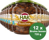 HAK Bruine Bonen uit Zeeland - Tray 12x720 gram - Gemaksgroenten - Groenteconserven
