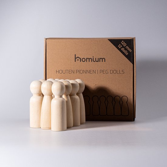 Houten poppetjes schilderen >kraamcadeau tip >DIY blog