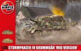1:35 Airfix 1376 Sturmpanzer IV Brummbar Mid Version Plastic Modelbouwpakket