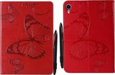 Etui de Protection Luxe Folder pour iPad Mini 6 - "Papillon" Rouge