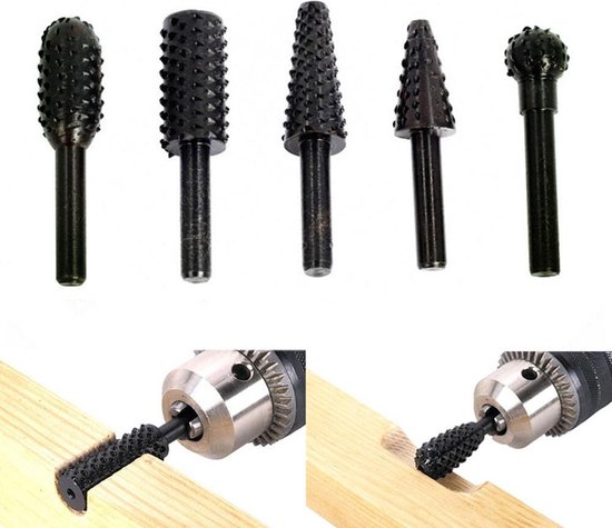 7-delig 2 fluit schoon recht bit houtbewerkingsgereedschap freesset dubbele fluit recht bit set in hardmetalen getipt, houtwerk hardmetalen houtfrees houtbewerkingsgereedschap ( Size : 7pcs 6mm shank