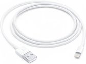 Lightning Kabel naar USB - Oplaadkabel geschikt voor iPhone 6, 7 - Wit - 1 Meter - Lightning USB kabel