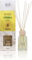 SyS Aroma Geurstokjes - Citronella - 100% Natuurlijk - Kalmerend & Rustgevend - 50ml