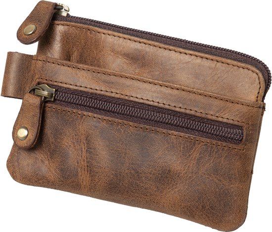 Foto: Sleuteletui sleutelhouder sleutelhoesje sleutel organizer autosleutel hoesje key organizer sleuteletui heren sleuteletui met rits sleutelhoes cadeau voor man cadeau voor vrouw verjaardag cadeau vrouw sleuteletui heren leer