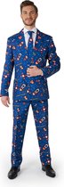 Suitmeister Retro Gamer - Heren Pak - Carnaval En Halloween Kostuum - Blauw - Maat XL