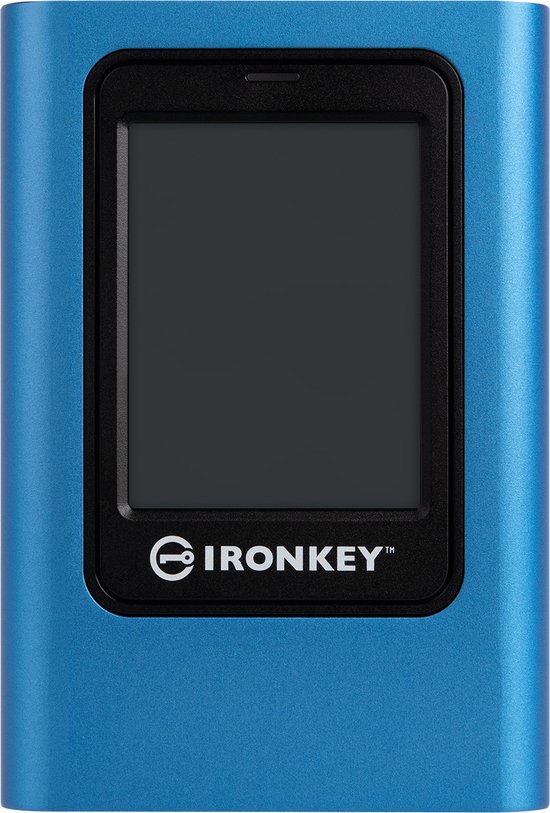 Kingsong IronKey Vault Privacy 80 960 GB Externe harde schijf (3,5 inch) USB-C Blauw IKVP80ES/960G — afbeelding 5