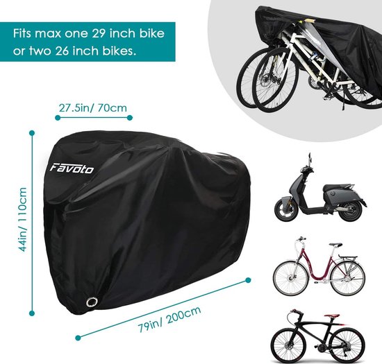 Housse De Vélo PRO - Protection Extérieure Ripstop - Taille XL