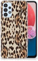 TPU Silicone Hoesje Geschikt voor Samsung Galaxy A13 4G Telefoonhoesje Leopard