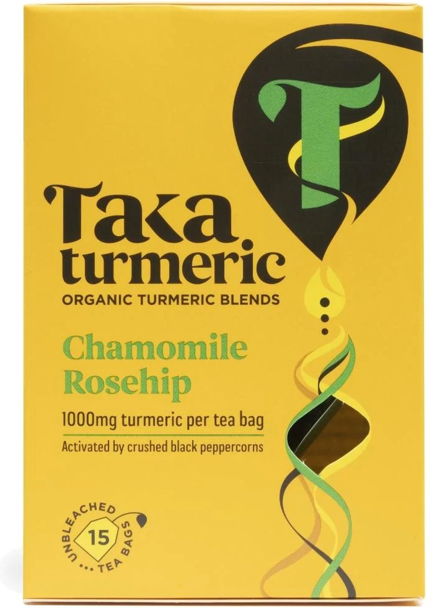 Goedkoopste Chamomile & Rosehip Kurkuma Thee 15 zakjes
