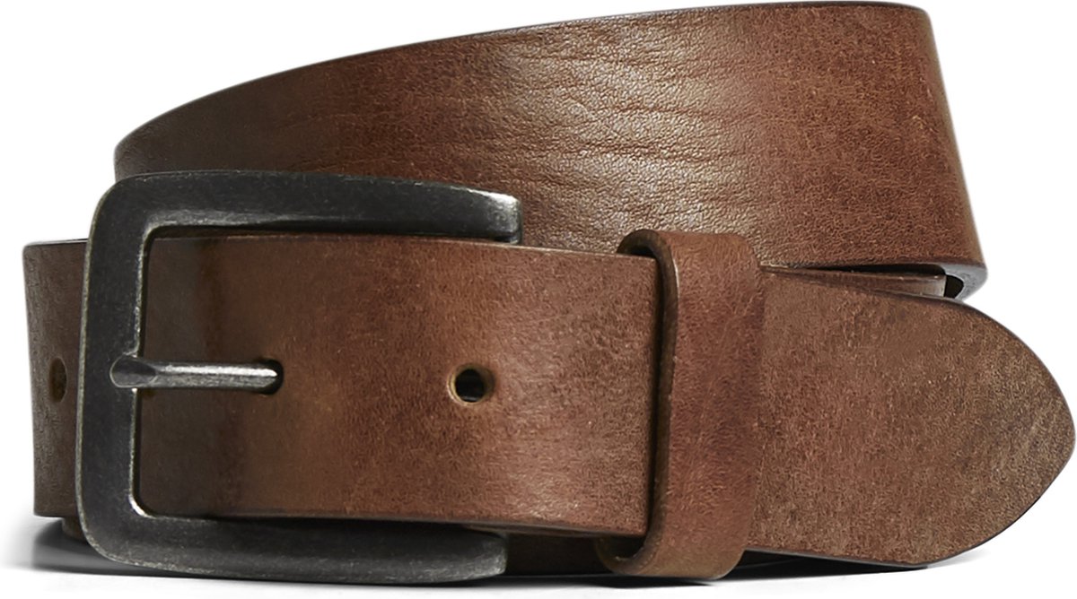 Jack & Jones Jacvictor Leather Belt Noos - Mocha Bisque - 90 cm
