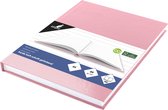 Carnet Kangaro - A5 - ligne - 160 pages - 80 grammes - couverture rigide - rose pastel - 5 pièces - K-5383