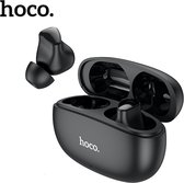 Hoco Écouteurs entièrement sans fil - Bluetooth 5.3 - Nieuwe génération - USB C - Avec étui de chargement - Écouteurs sans fil - 180 heures en veille - Convient pour Apple et Android - Zwart