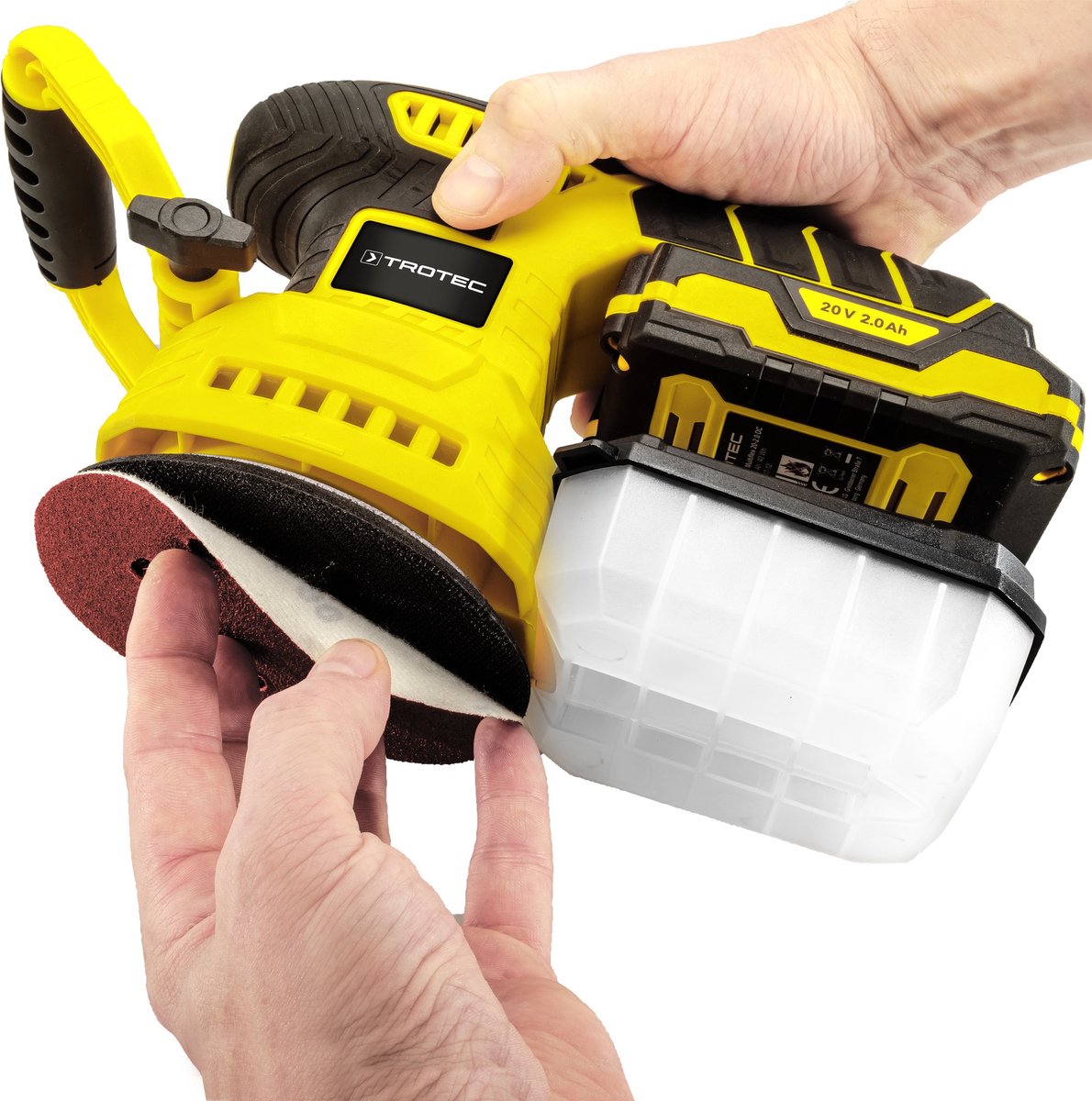 TROTEC Accu excentrische schuurmachine PESS 10-20V – foto 3