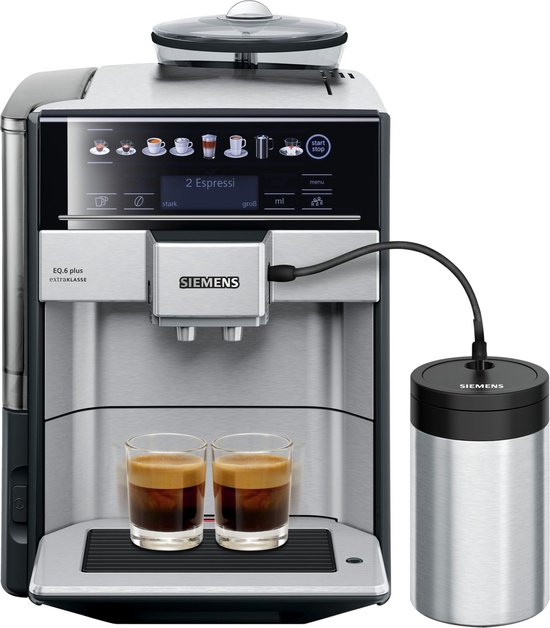 Siemens EQ6 Plus s500 TE655319RW – Volautomatische epressomachine – Zwart