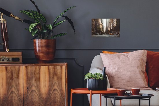 Poster Straat in New York - 30x20 cm