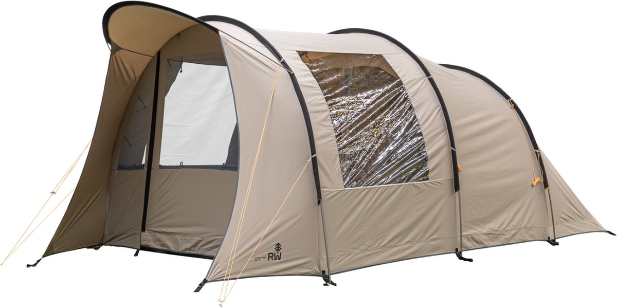 Redwood Stony Pass 260 TC Tent - Familie tunnel tent 4-persoons - Beige