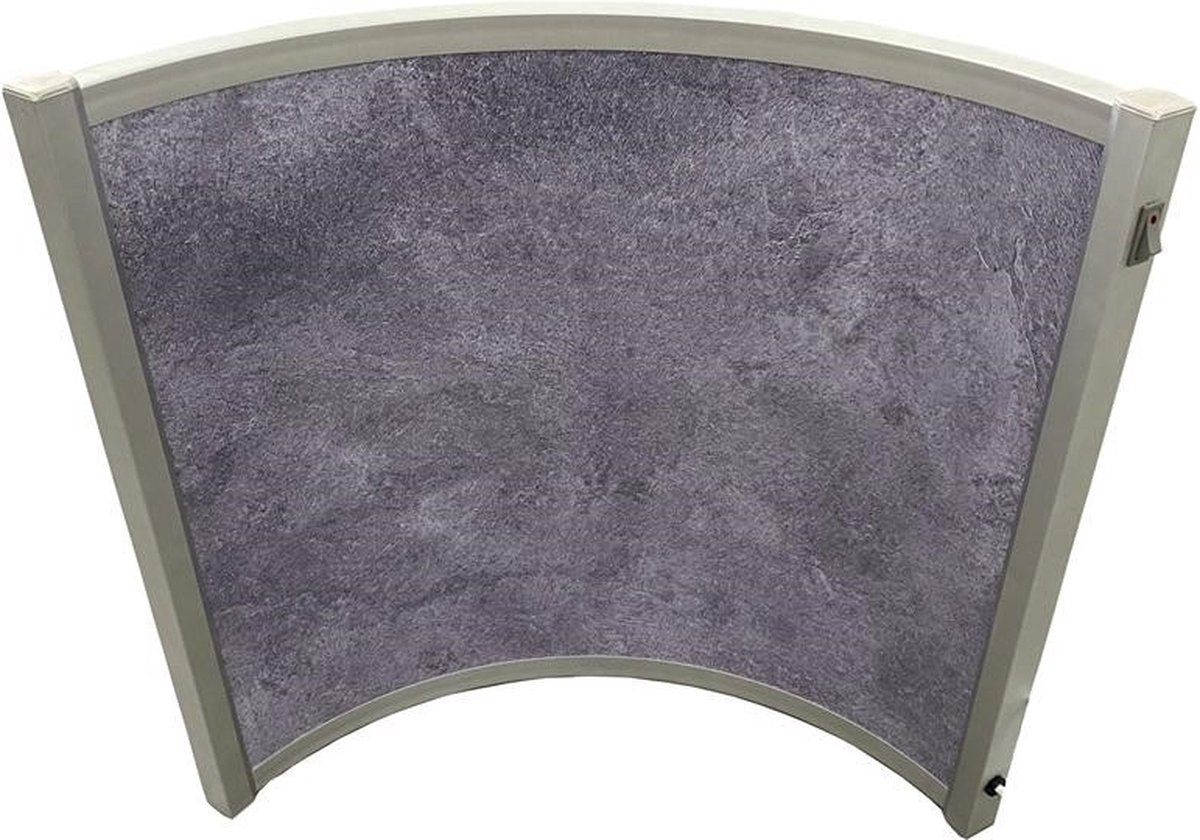 Panneau Chauffant Infrarouge 30x60 Cm - 135 Watt Avec Variateur - Pour Bureau, Vissé Au Mur - Chaleur Ciblée
