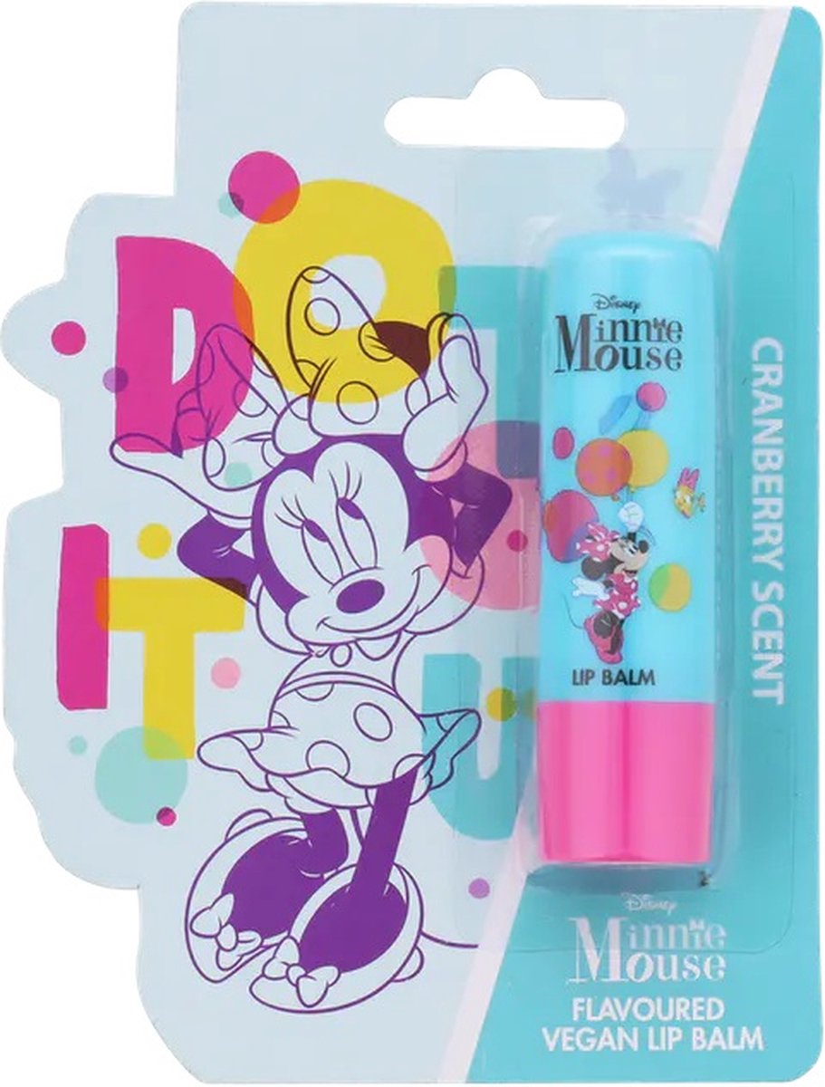 Disney lippenbalsem - lip balm Minnie Mouse - Minie - cranberry scent - granberry - vegan