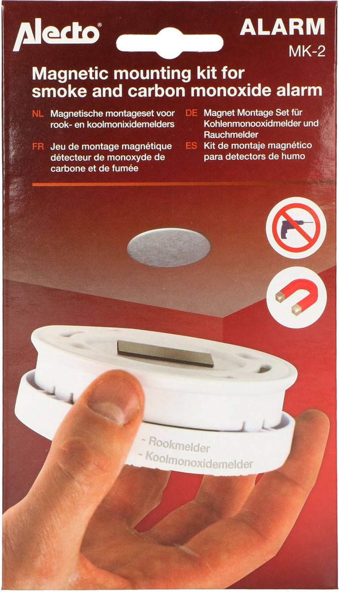 ALLmeter Mini Kohlenmonoxid Melder Tragbarer CO Melder 2 in 1 Weiß Gasmelder Wiederaufladbar mit LCD-Anzeige 0-1000 PPM Luftqualität Messgerät für Reise, Camping, Wohnmobil, draußen