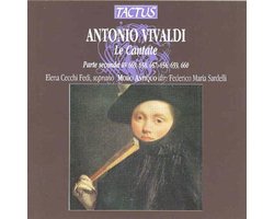 Elena Cecchi Fedi, Modo Antiquo, Federico Maria Sardelli - Vivaldi: Le Cantate, Parte Seconda: RV 669, 655, 658, 659, 660. (CD)