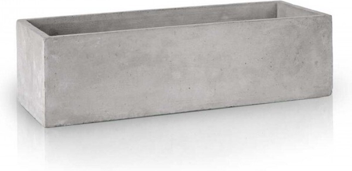 Decoratieve bloempot Ethno 32x12x9cm grijs