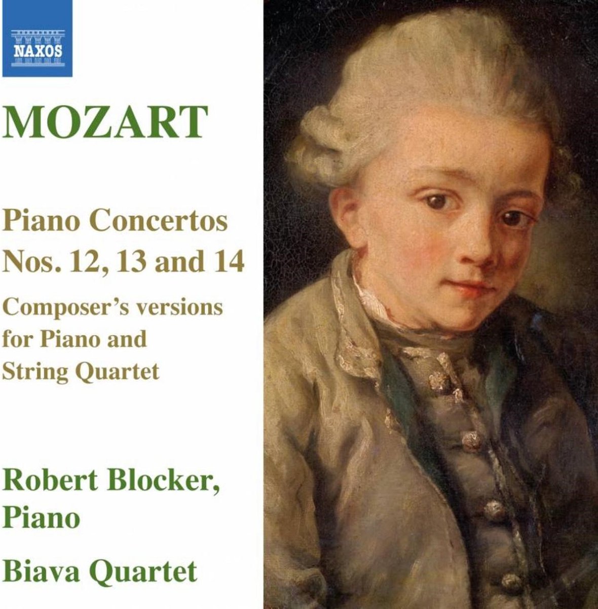 Robert Blocker, Biava Quartet - Mozart: Piano Concertos Nos. 12, 13, 14 (CD)