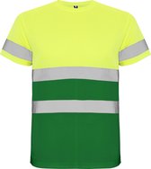 High Visibility T-Shirt Delta Geel/Groen Size M merk Roly