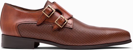 Paulo Bellini Ferrara Heren Gespschoenen Cognac