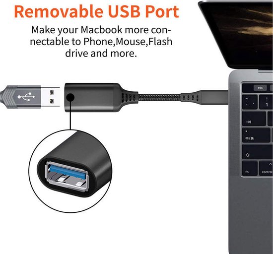 Adaptateur USB C vers USB OTG USB 3.0 2.0 Type-C Connecteur de câble de  données OTG pour Samsung GalaxyS 10 MacBook Pro Adaptateur USB C