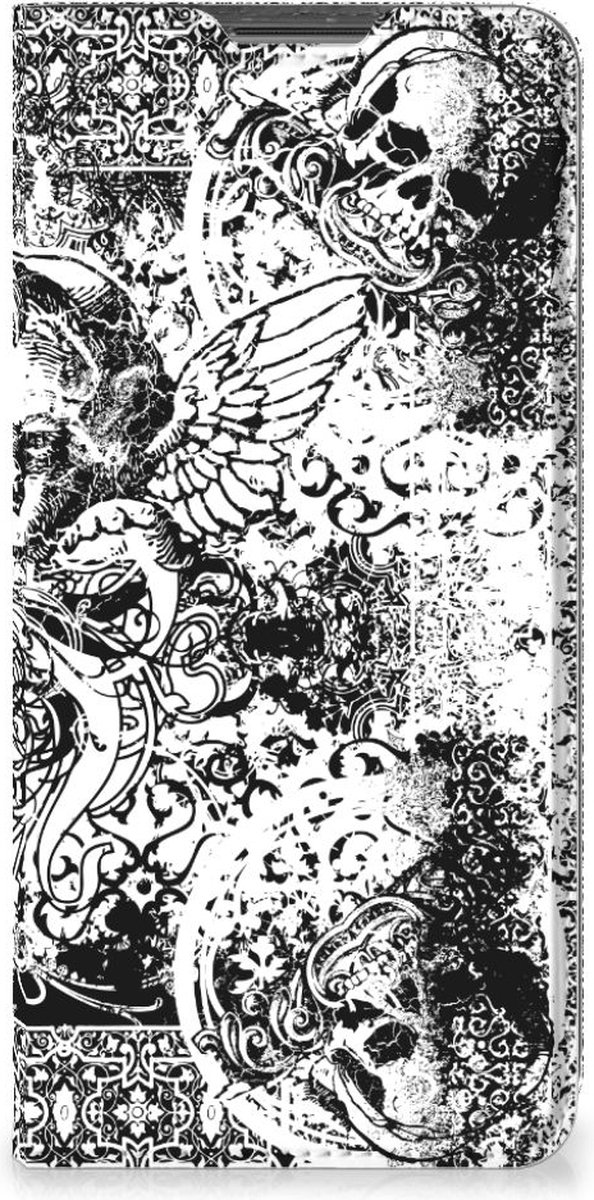 Mobiel BookCase Xiaomi Redmi Note 11 Pro Skulls Angel