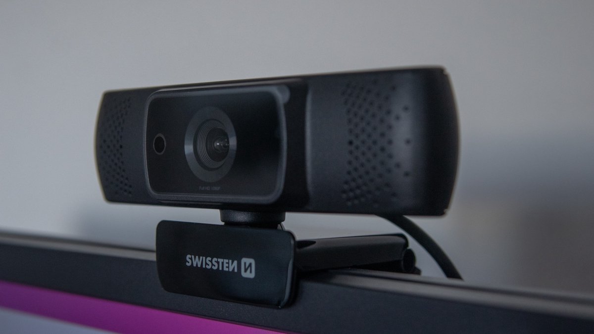 Swissten Webcam Full HD 1080P - Zwart thumbnail 3