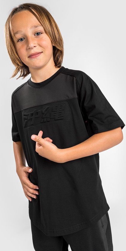 Venum OKINAWA 3.0 T-shirt Kinderen Zwart Rood Kids - Jaar