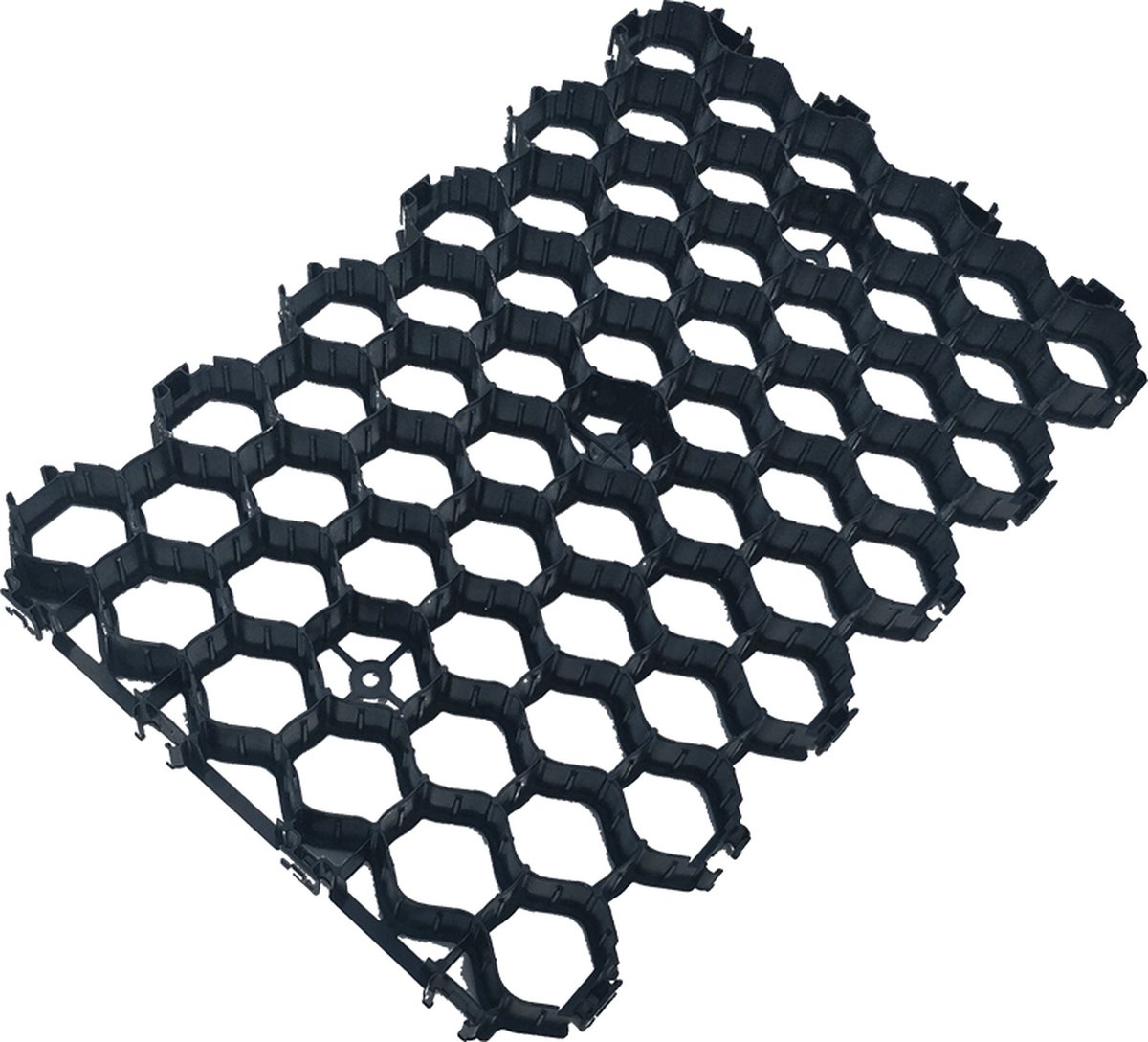 Grindmat Zwart 49 x 49 x 4 cm | Per Stuk