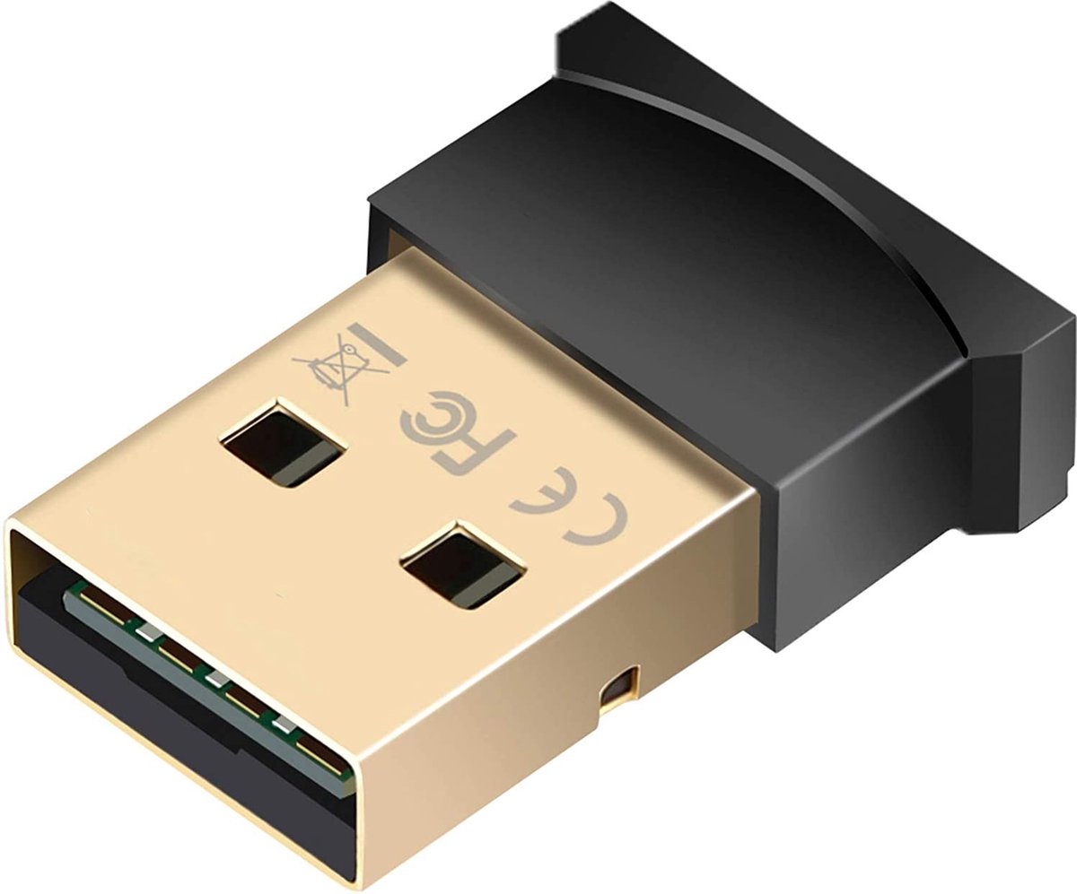 NC Bluetooth 5.1 / 5.0 USB Adapter - Windows 11/10/8.1/8/7/XP - Zwart - Dongle - Achterwaarts compatibel - NC Goods