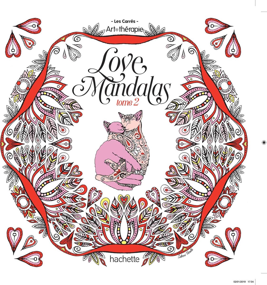 GRAND CARRE ART-THERAPIE LOVE Mandalas 2 - Kleurboek voor volwassenen
