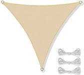 Schaduwdoek driehoek - waterdicht - 3,6x3,6x3,6 m - beige
