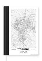 Notitieboek - Schrijfboek - Stadkaart Veenendaal - Notitieboekje klein - A5 formaat - Schrijfblok