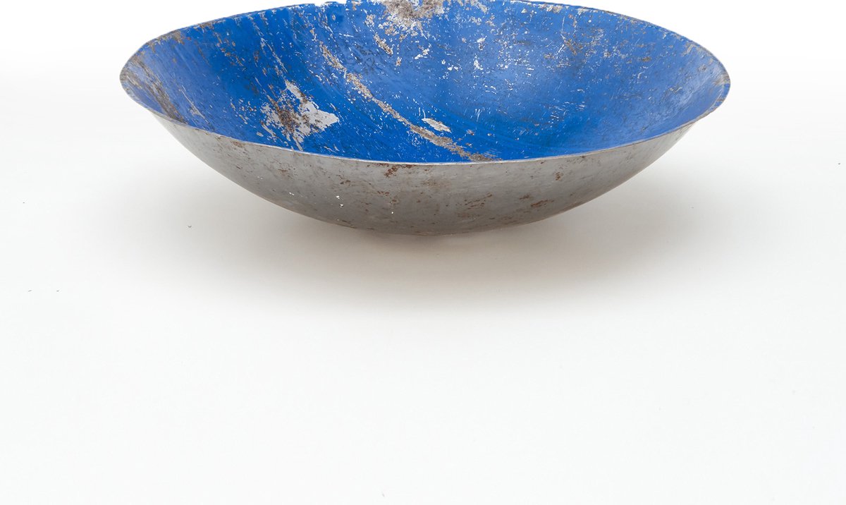 Moogoo Creative Africa - Schaal Ø 36 cm - Blauw - Gemaakt van gerecyclede olievaten