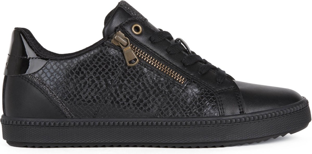 GEOX D Blomiee Dames Sneakers - Zwart - Maat 36 | bol.com
